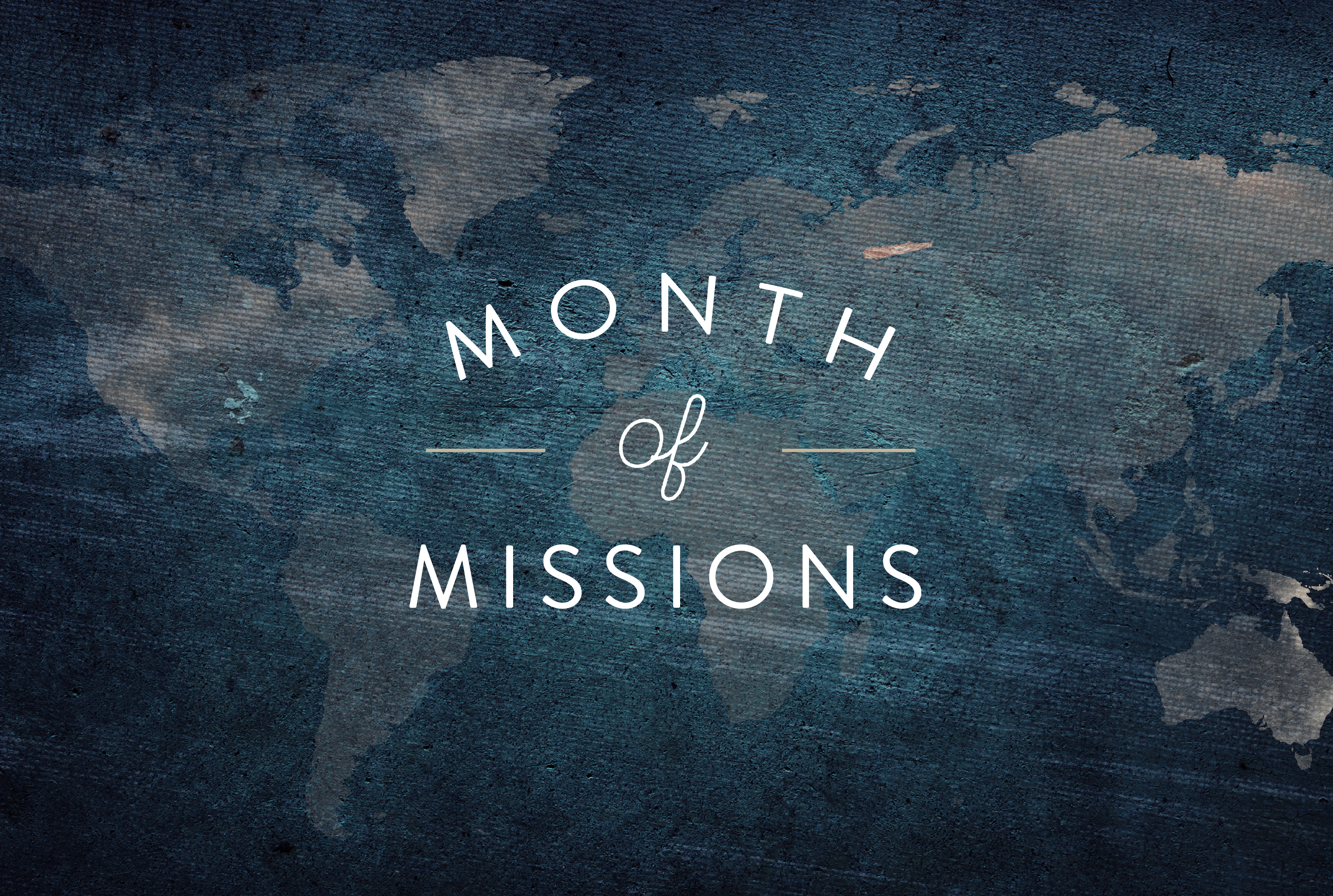 Month of Missions banner