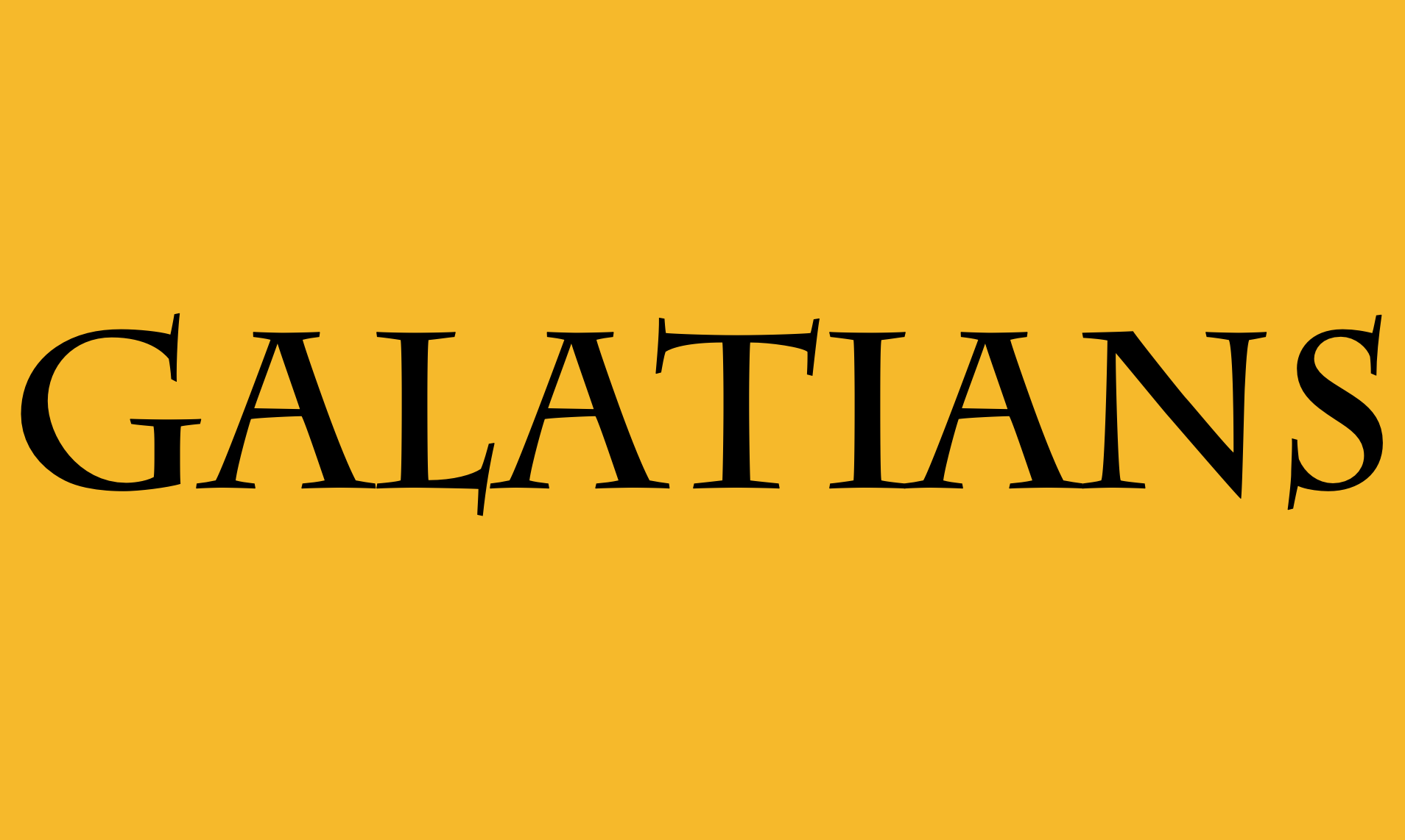 Galatians (2018/2019) banner