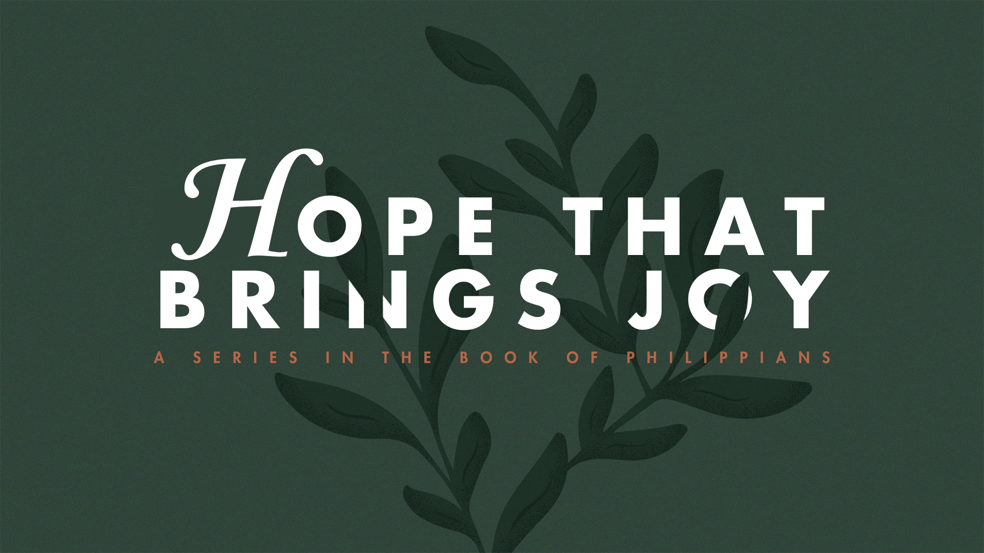 Hope That Brings Joy banner