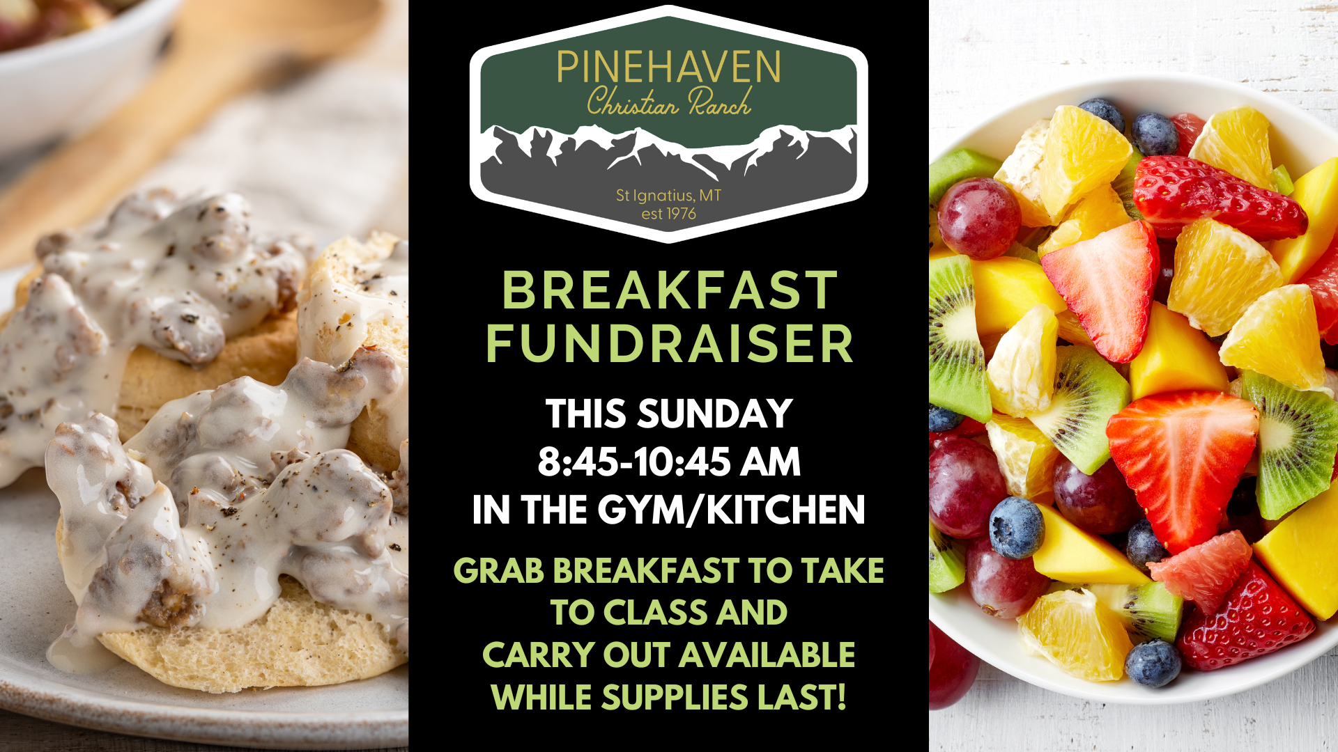 Pinehaven Biscuits and Gravy Fundraiser (Presentation) image
