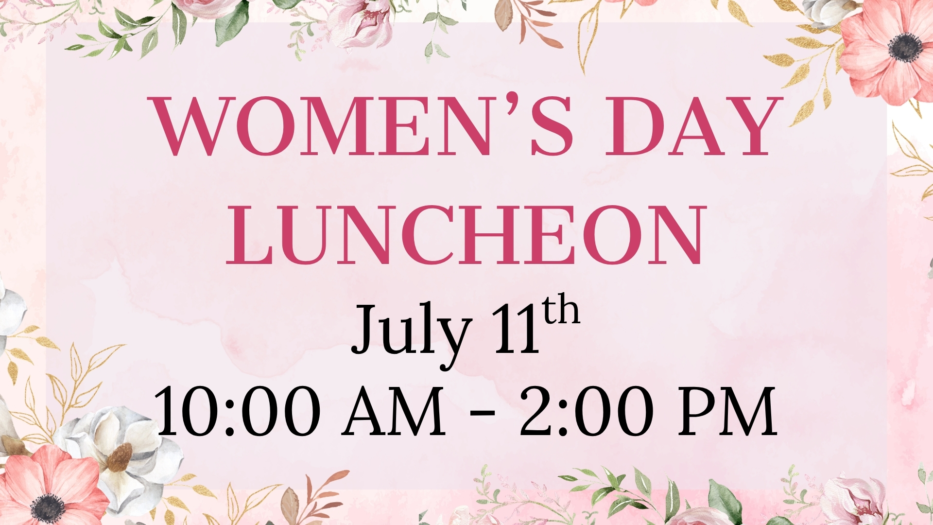 Women’s mini retreat