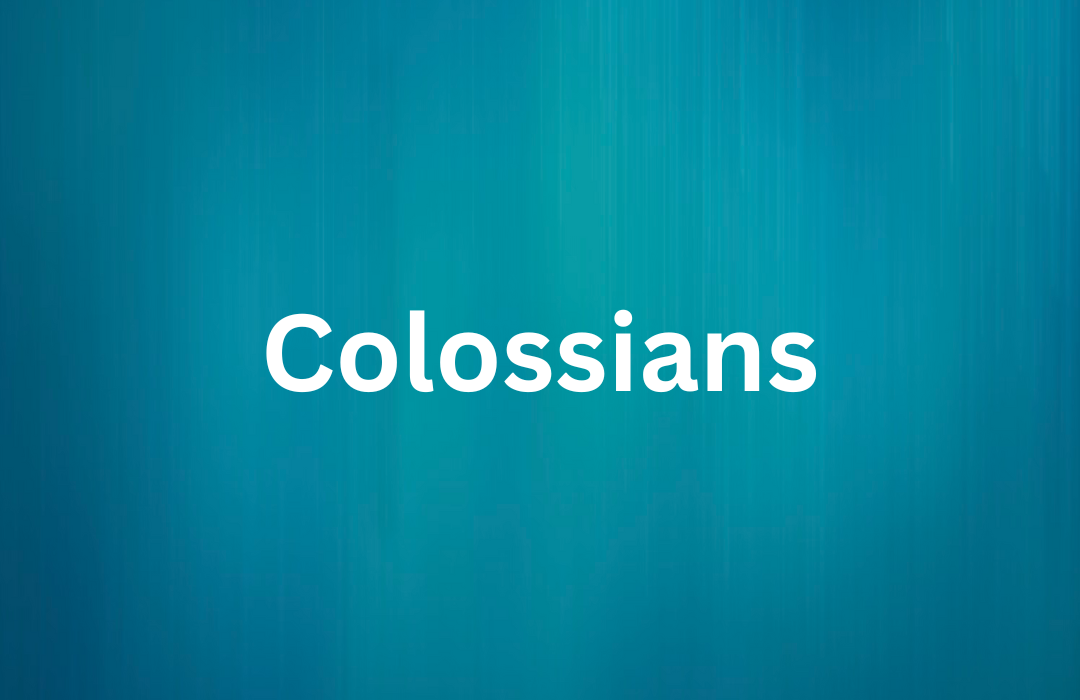 Colossians banner