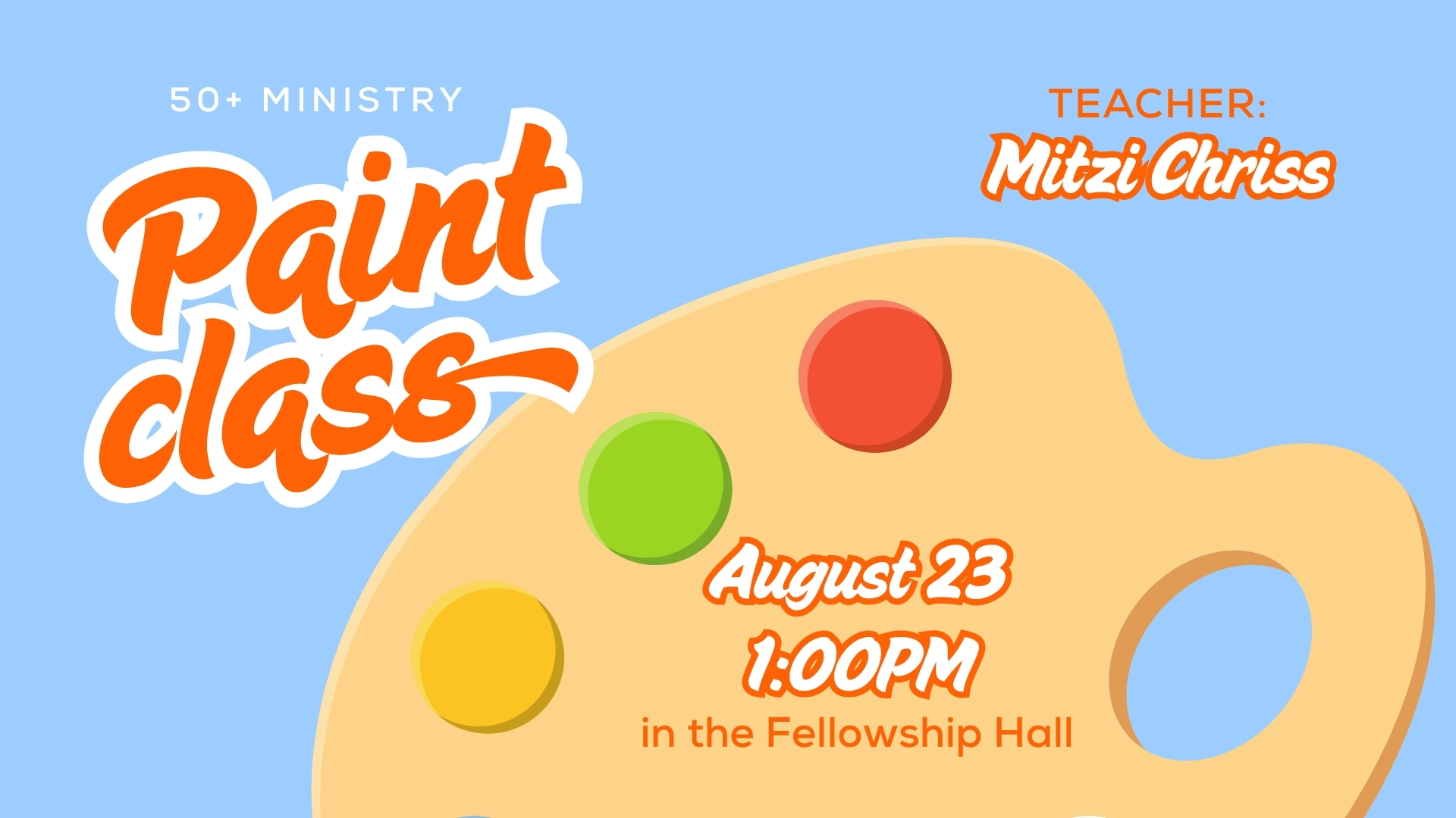 50 MINISTRY PAINT CLASS
