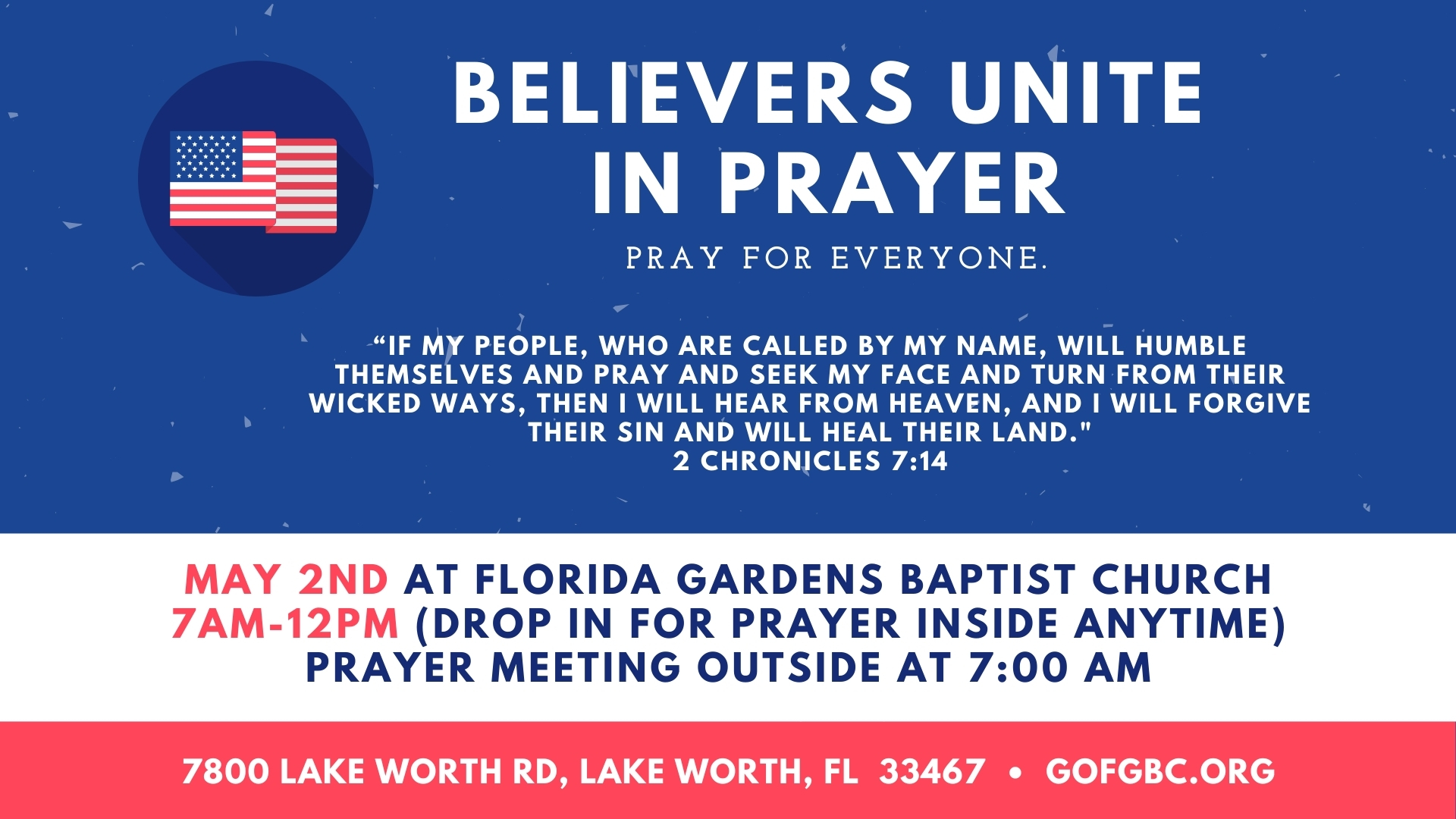 Believers Unite in Prayer FGBC