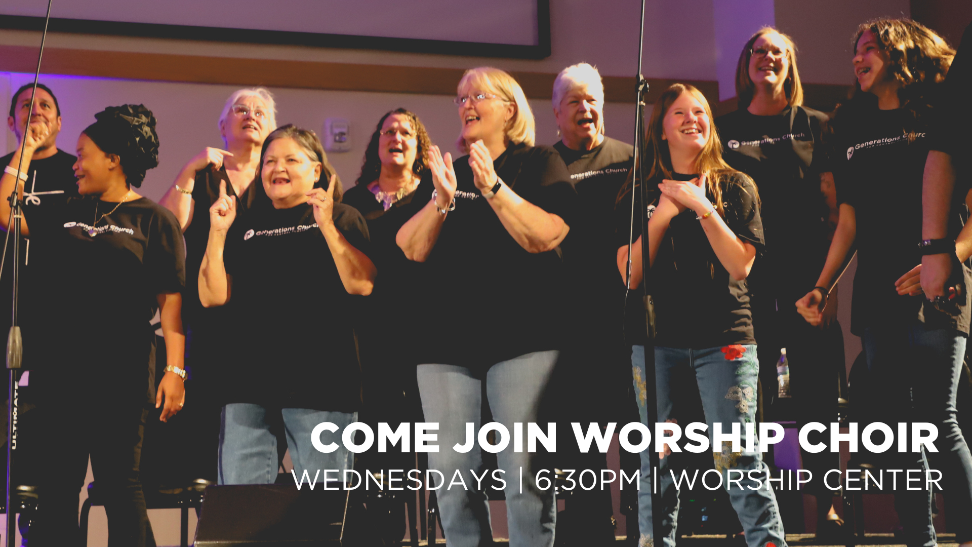COME JOIN WORSHIP CHOIR image