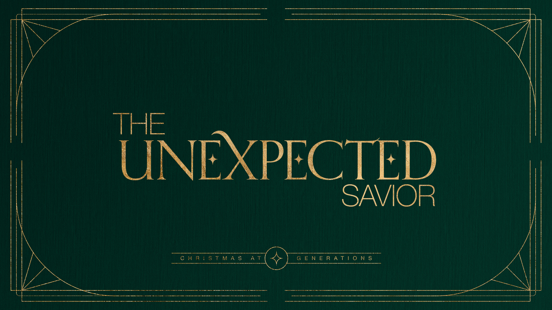 The Unexpected Savior banner