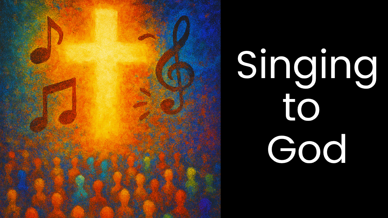 Singing to God image