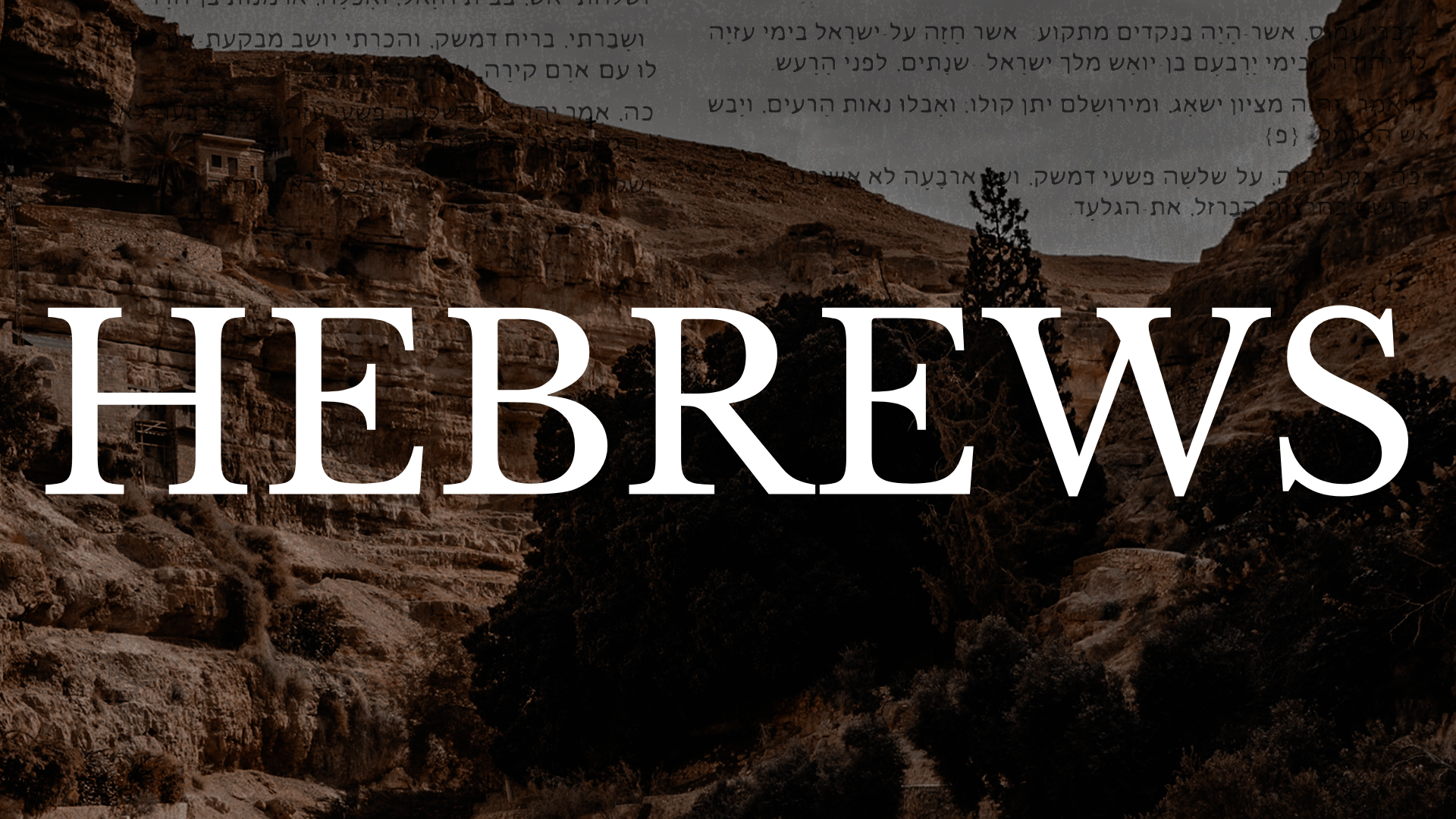 Hebrews series image