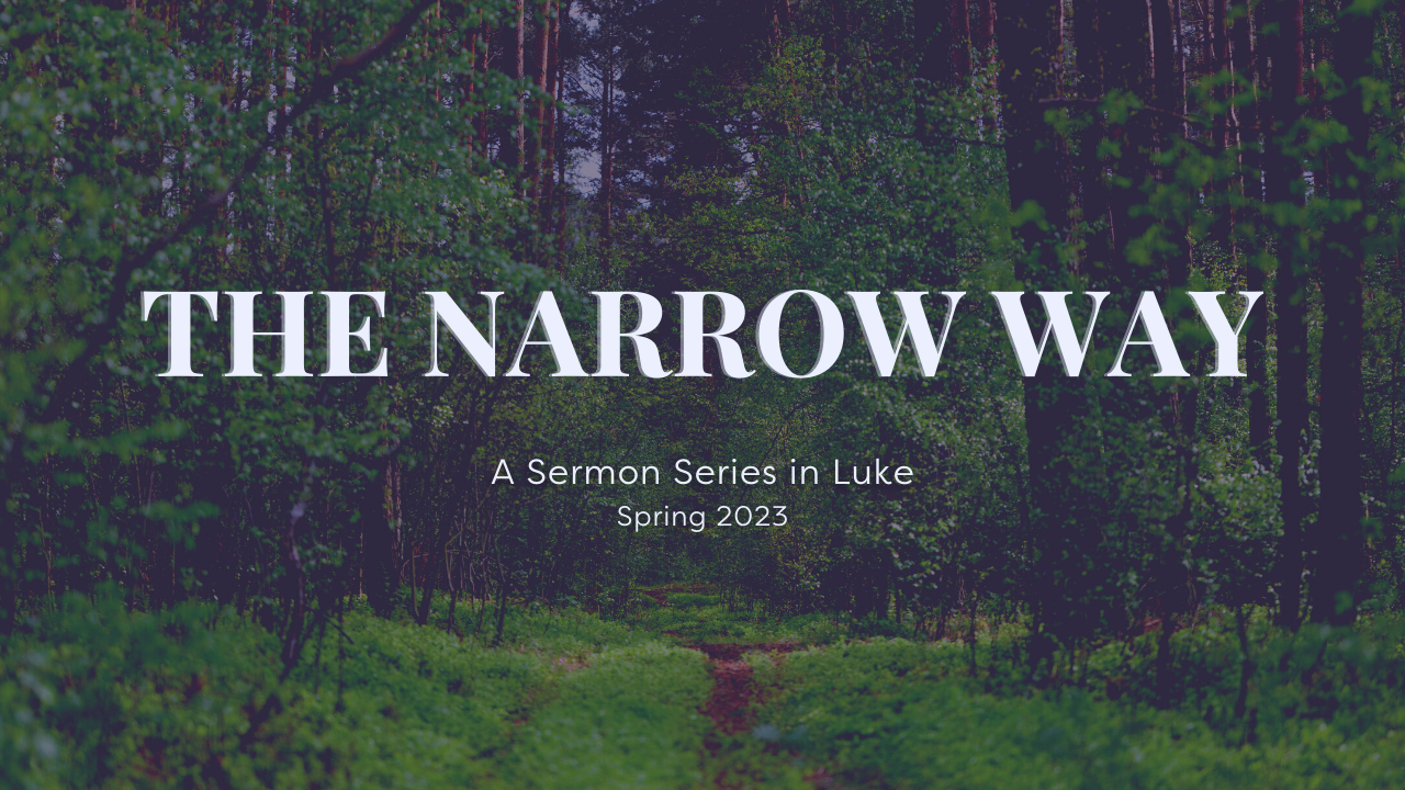 The Gospel of Luke: The Narrow Way banner