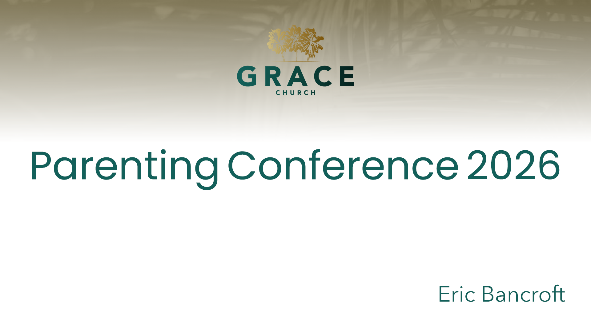 Parenting Conference 2026 series image