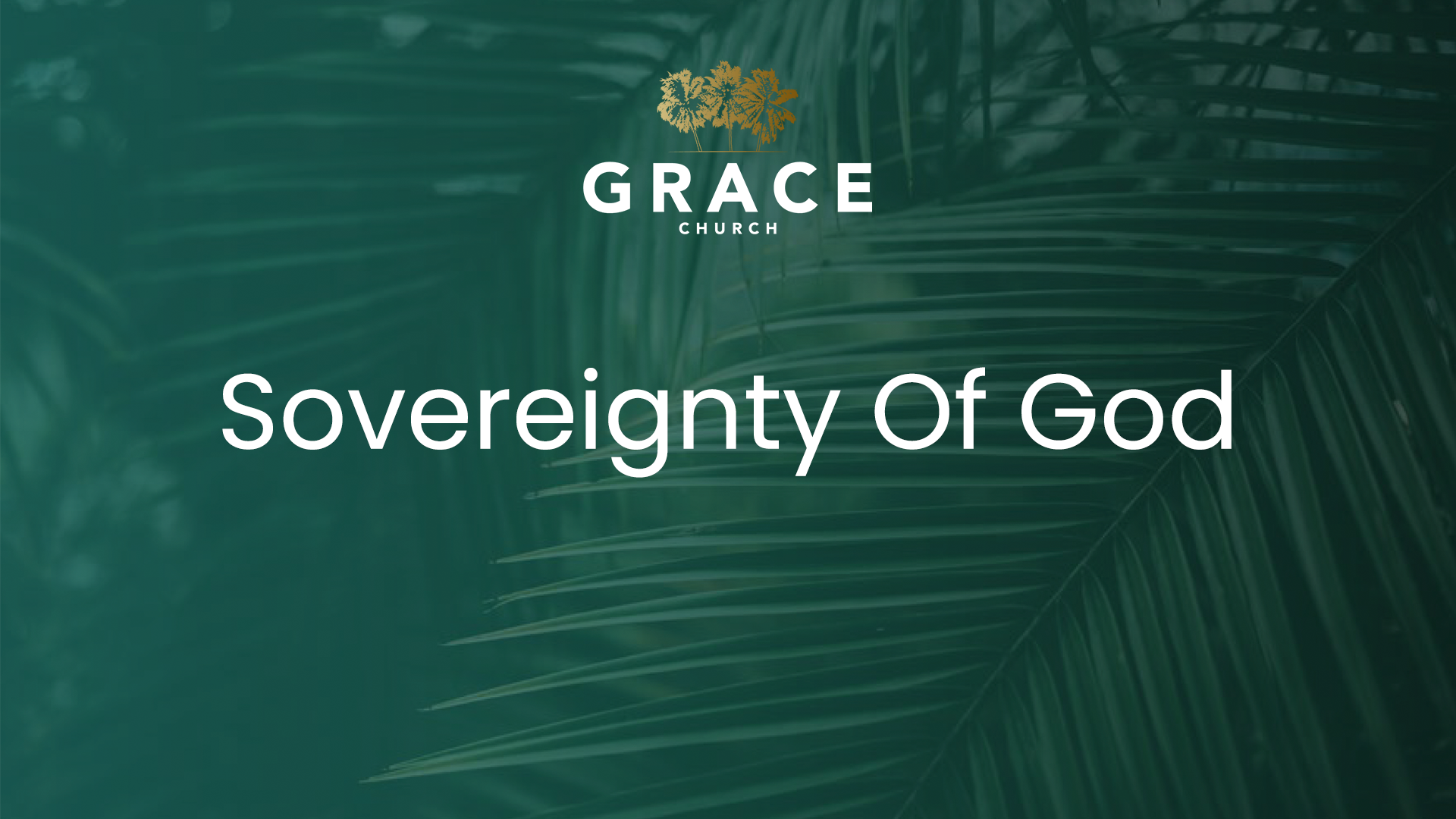 Sovereignty Of God banner