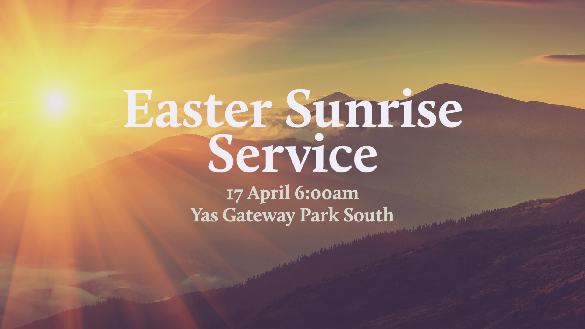 Easter Sunrise Service image