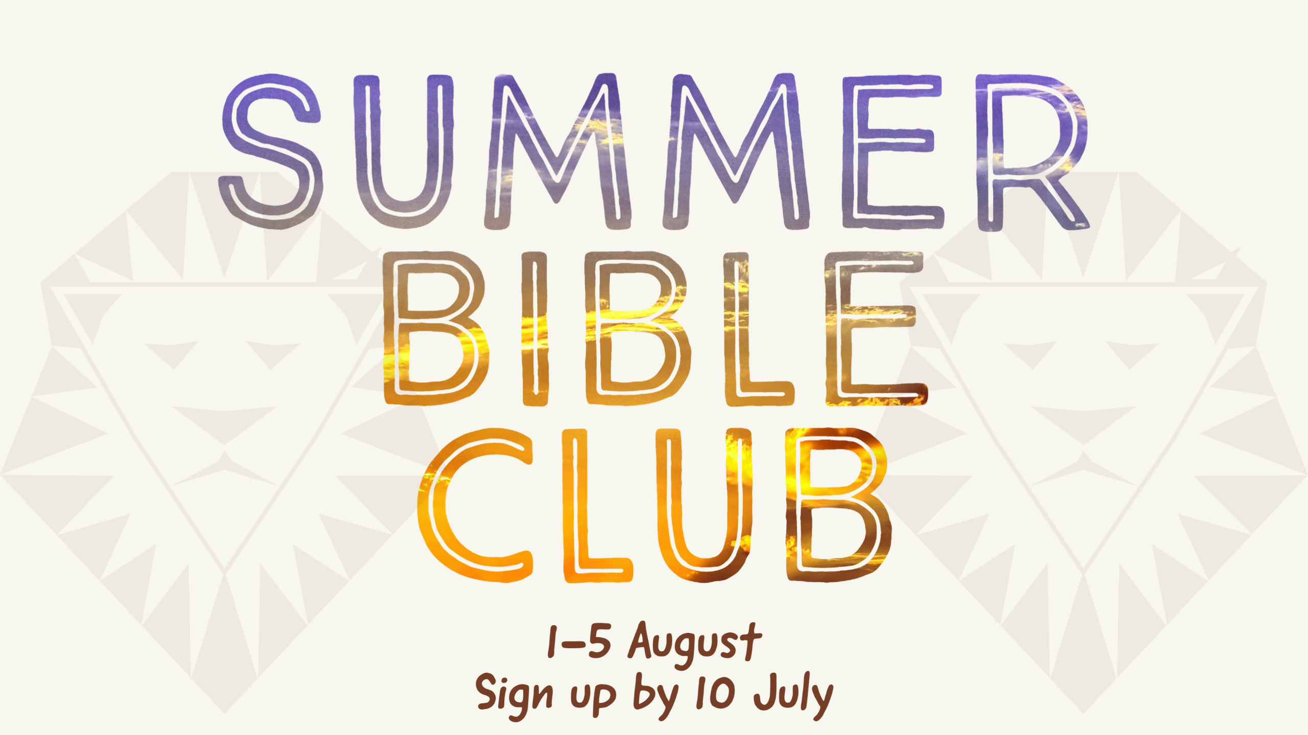 Summer Bible Club image