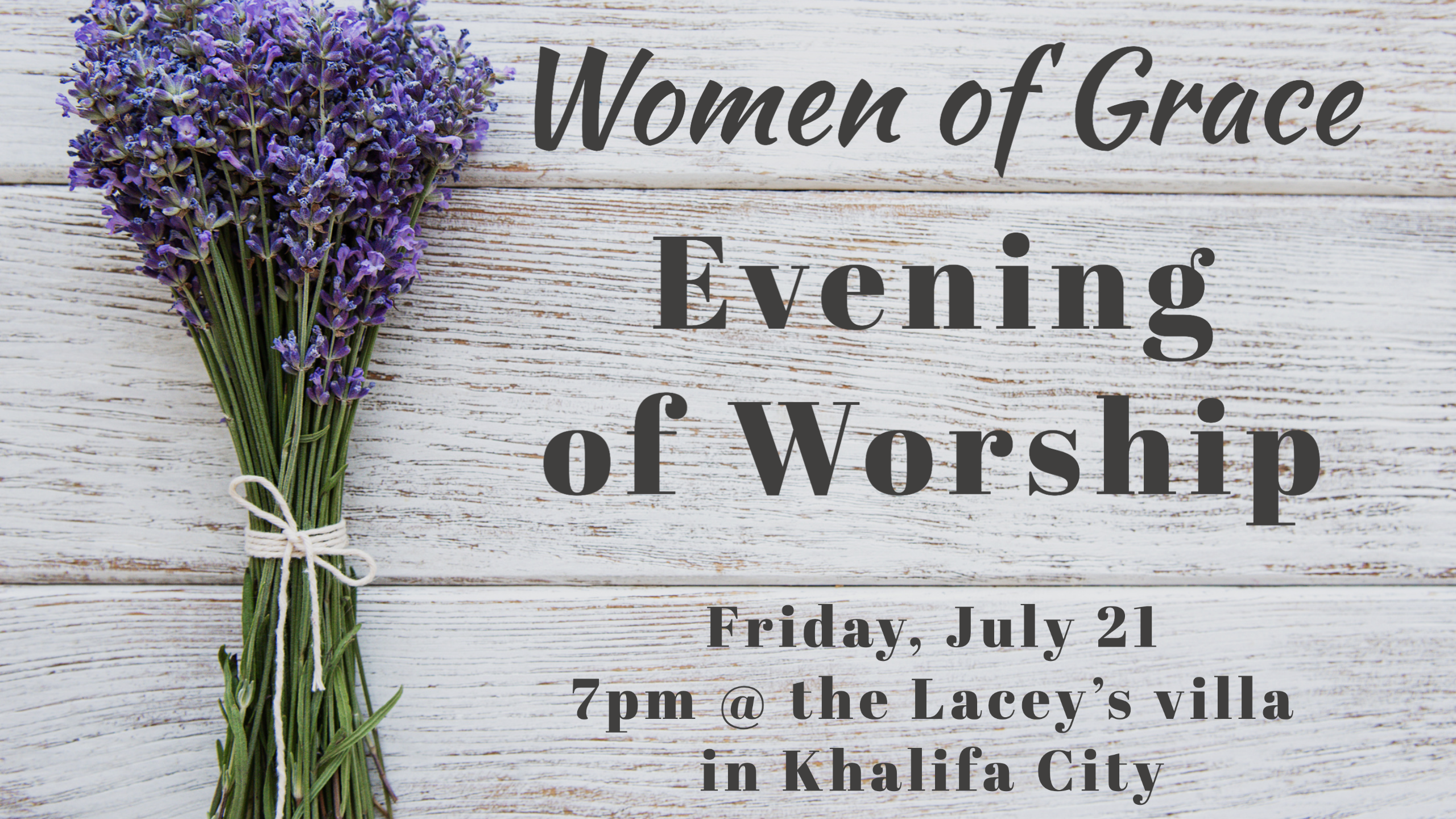 WoG Worship Evening July 21 image