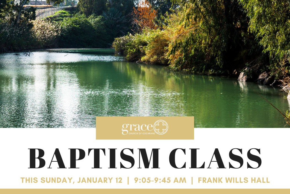 Baptism Class Blog - 2020-01-12
