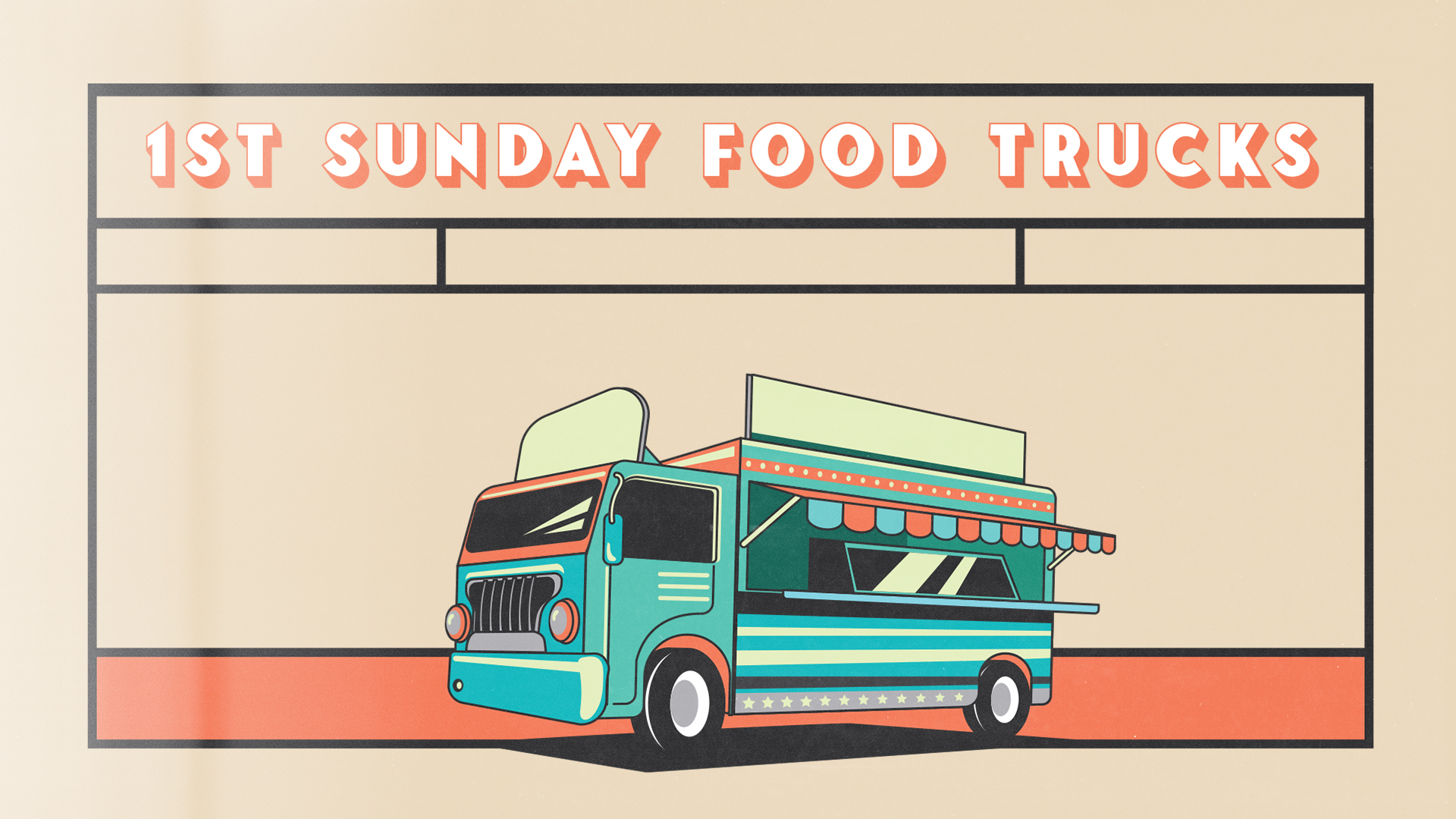 1st Sunday Food Trucks HD Title Slide