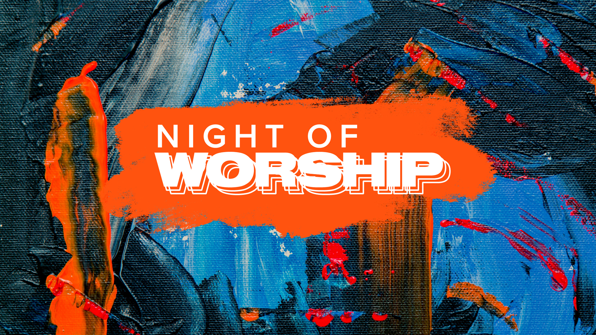 August Night of Worship HD Title Slide image