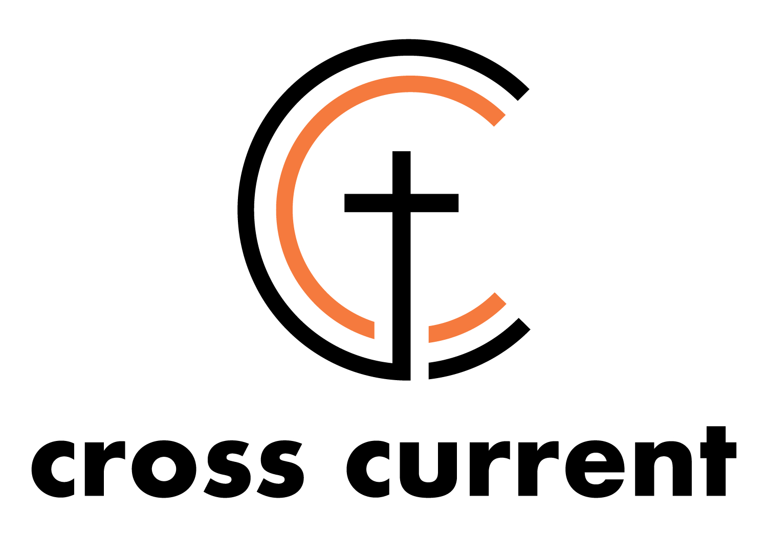 cross-current-logos-black-orange image