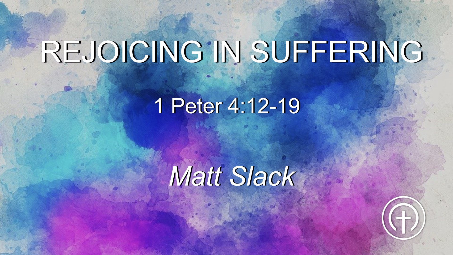 Rejoicing in Suffering banner
