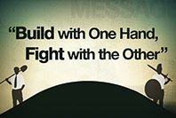 Build with One Hand, Fight with the Other banner