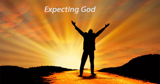 Expecting God banner