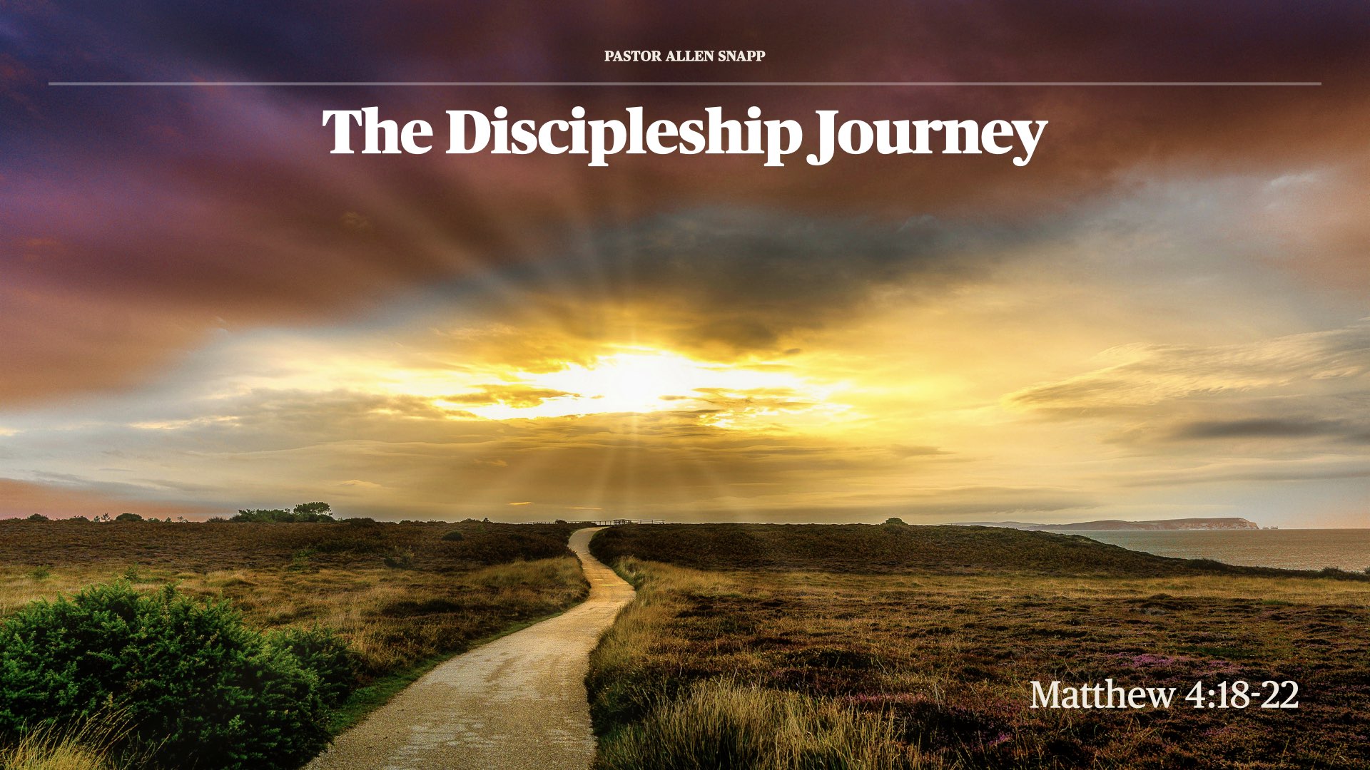 The Discipleship Journey banner