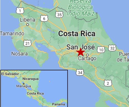 Costa Rica Map