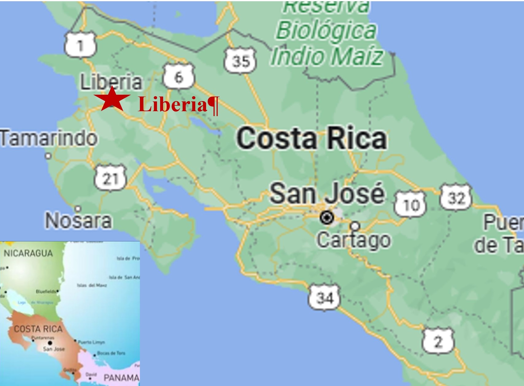 Urbina Costa Rica Liberia
