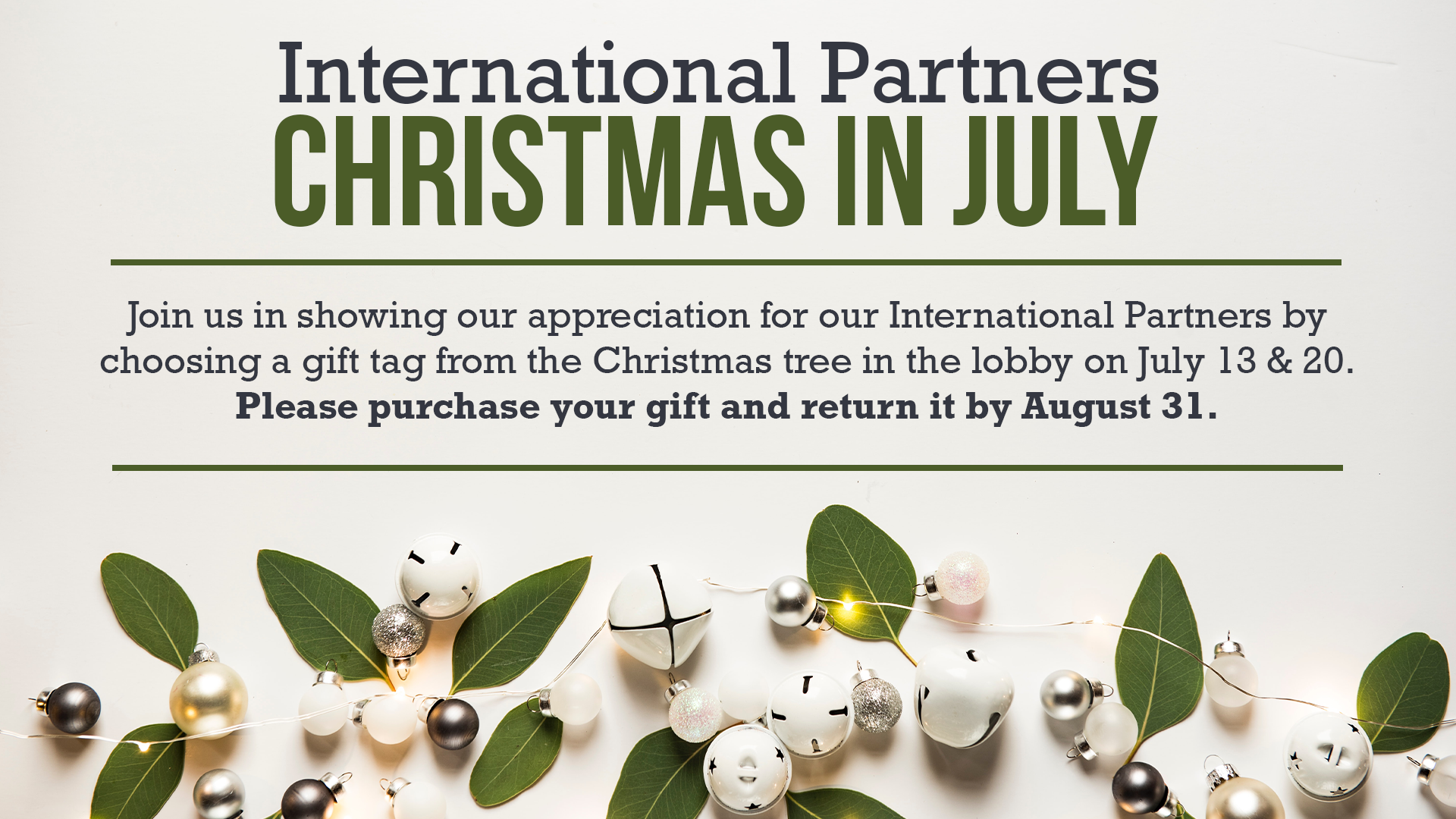 Christmas in July 2025