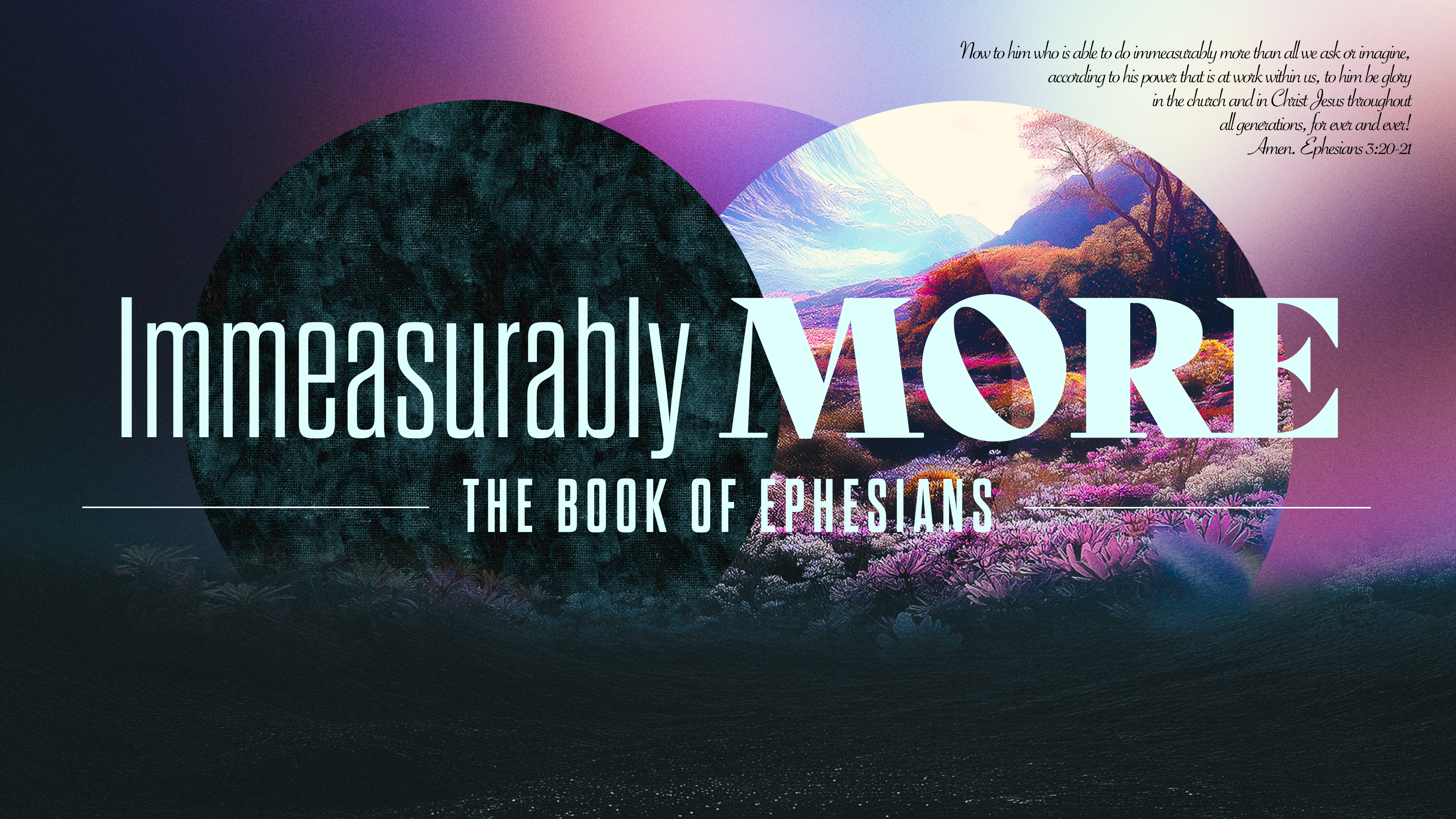 Immeasurably More banner