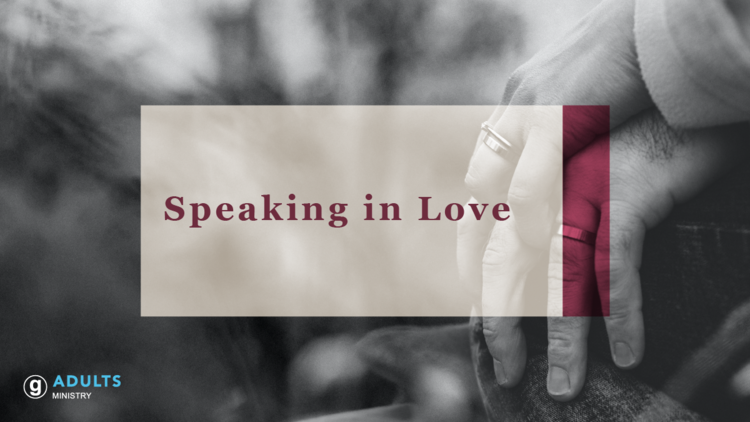 Speaking in Love banner