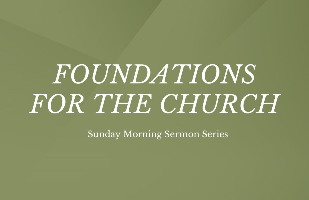 Foundations for the Church banner