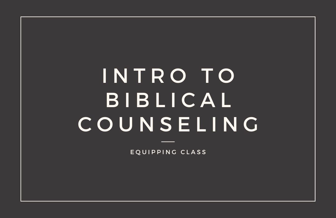 Intro to Biblical Counseling banner