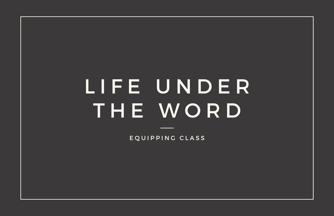 Life Under the Word banner