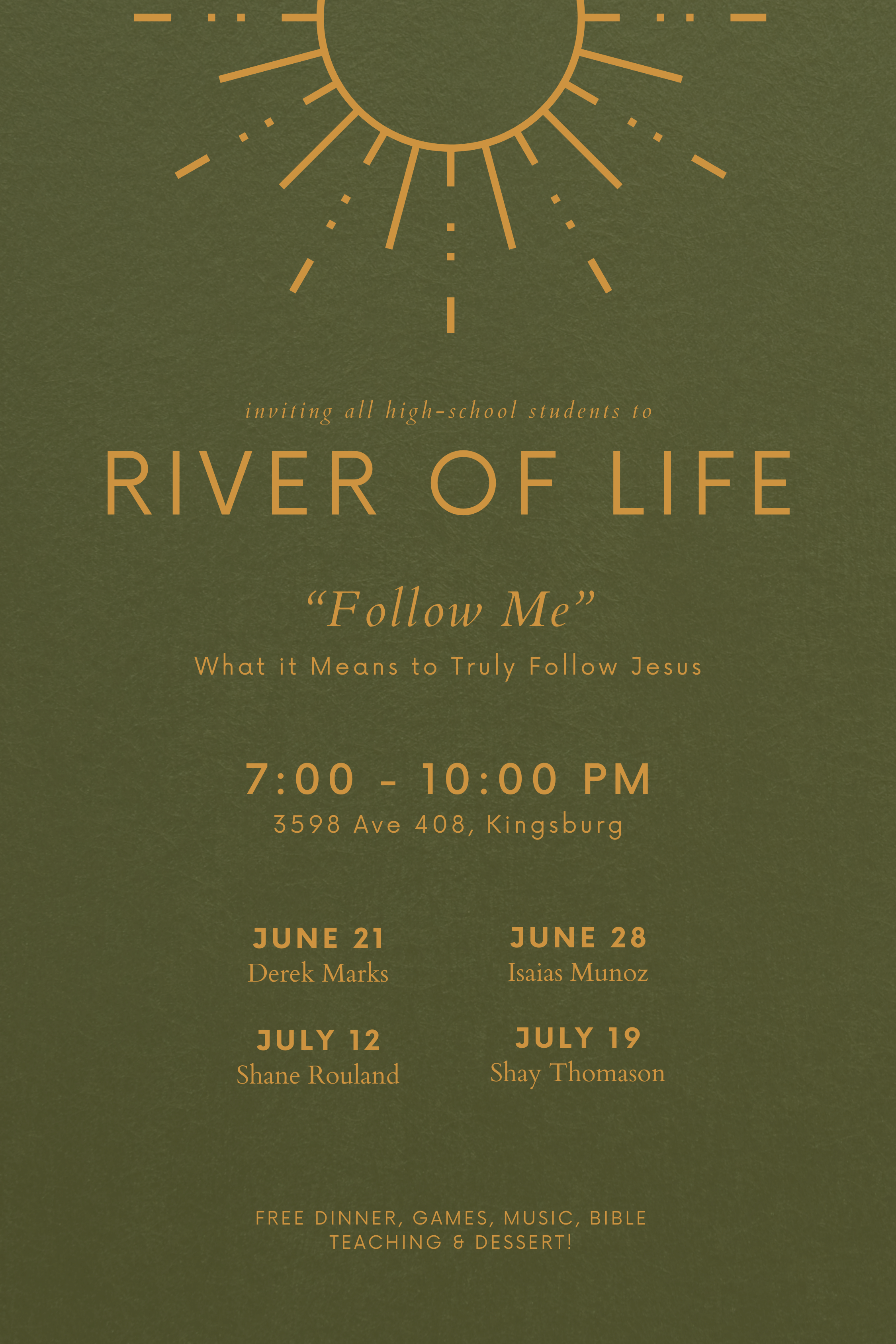 River of Life Postcard - 4 x 6 in