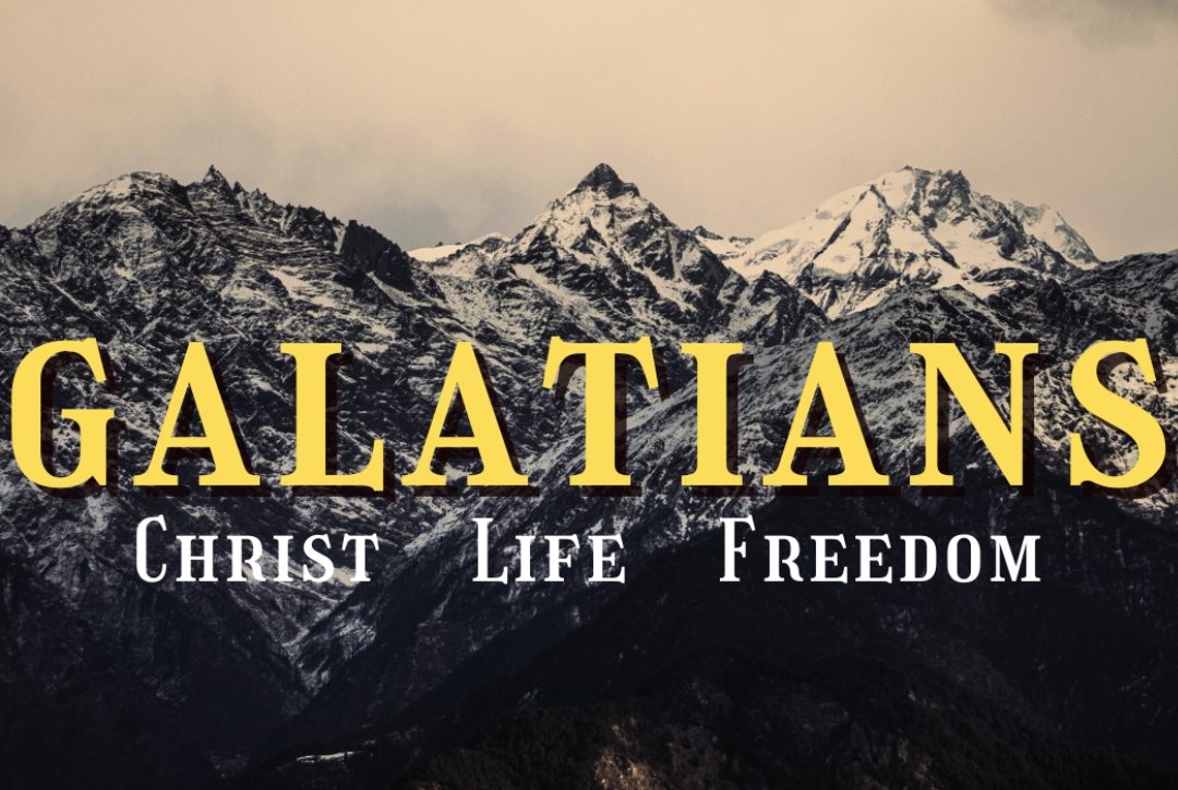 Galatians: Christ.Life.Freedom banner