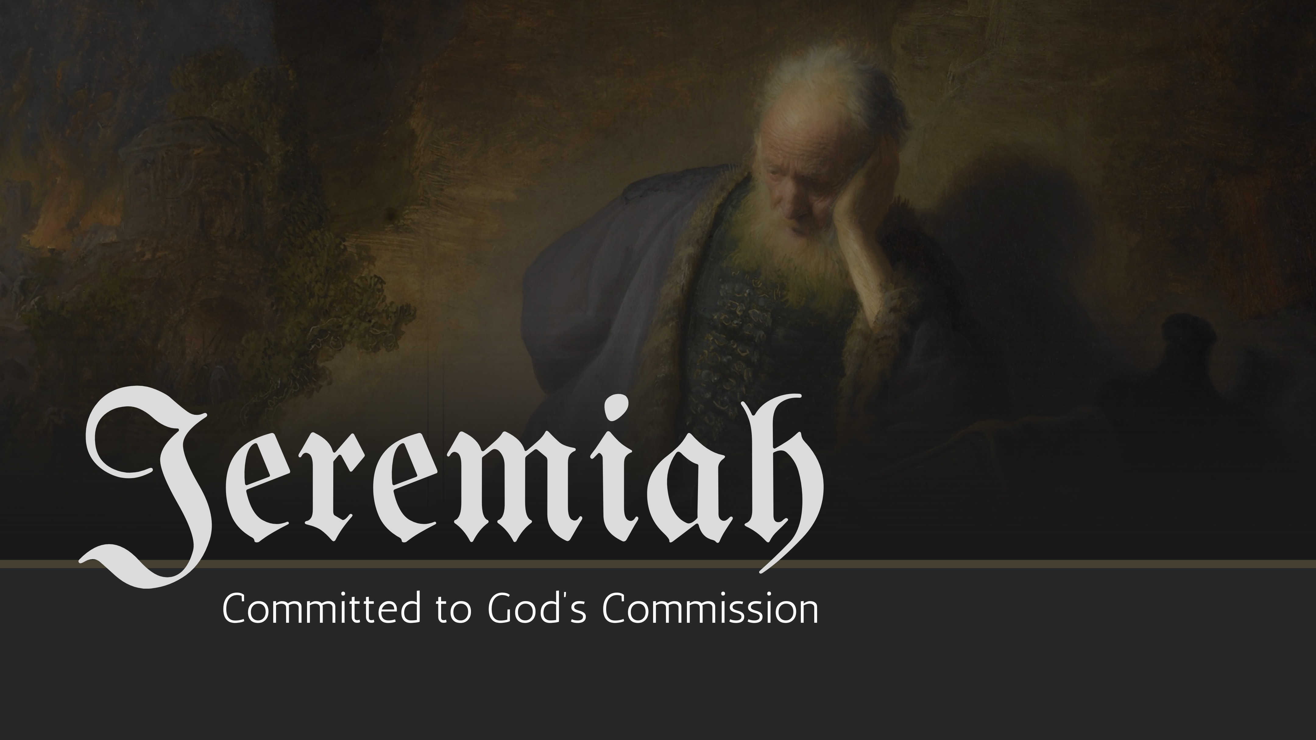 Jeremiah: Committed to God's Commission image