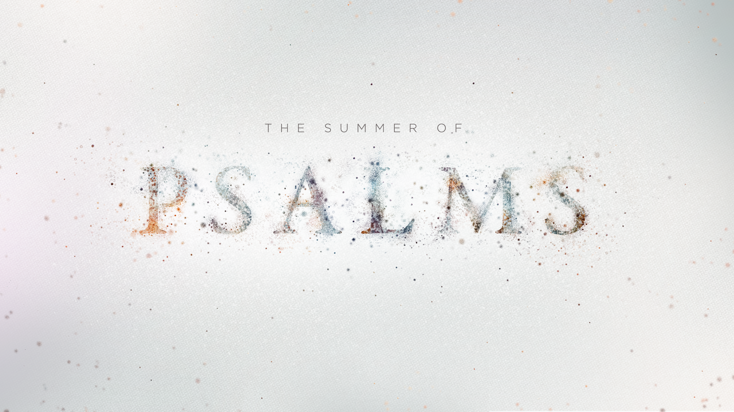 The Summer Of Psalms banner