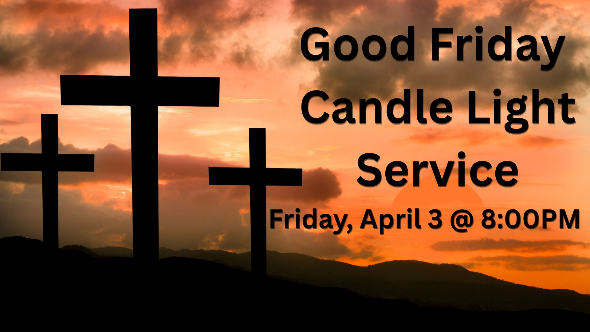 Good Friday Candle Light Service image