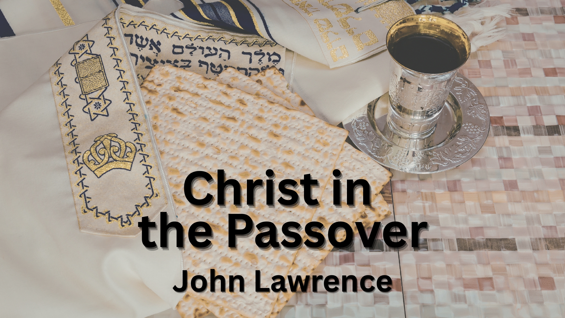 Jesus in the Passover image