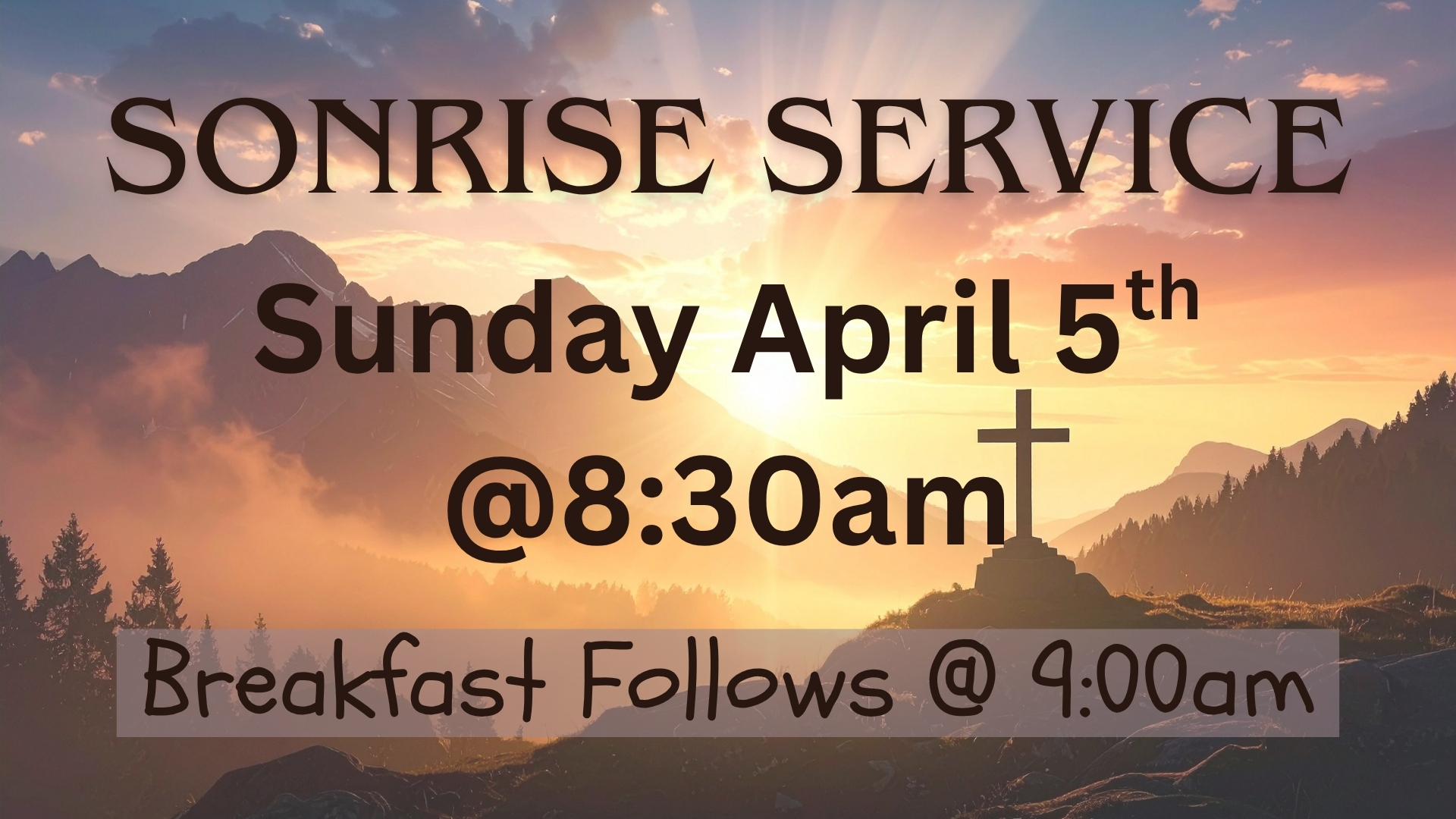 Sunrise Service image