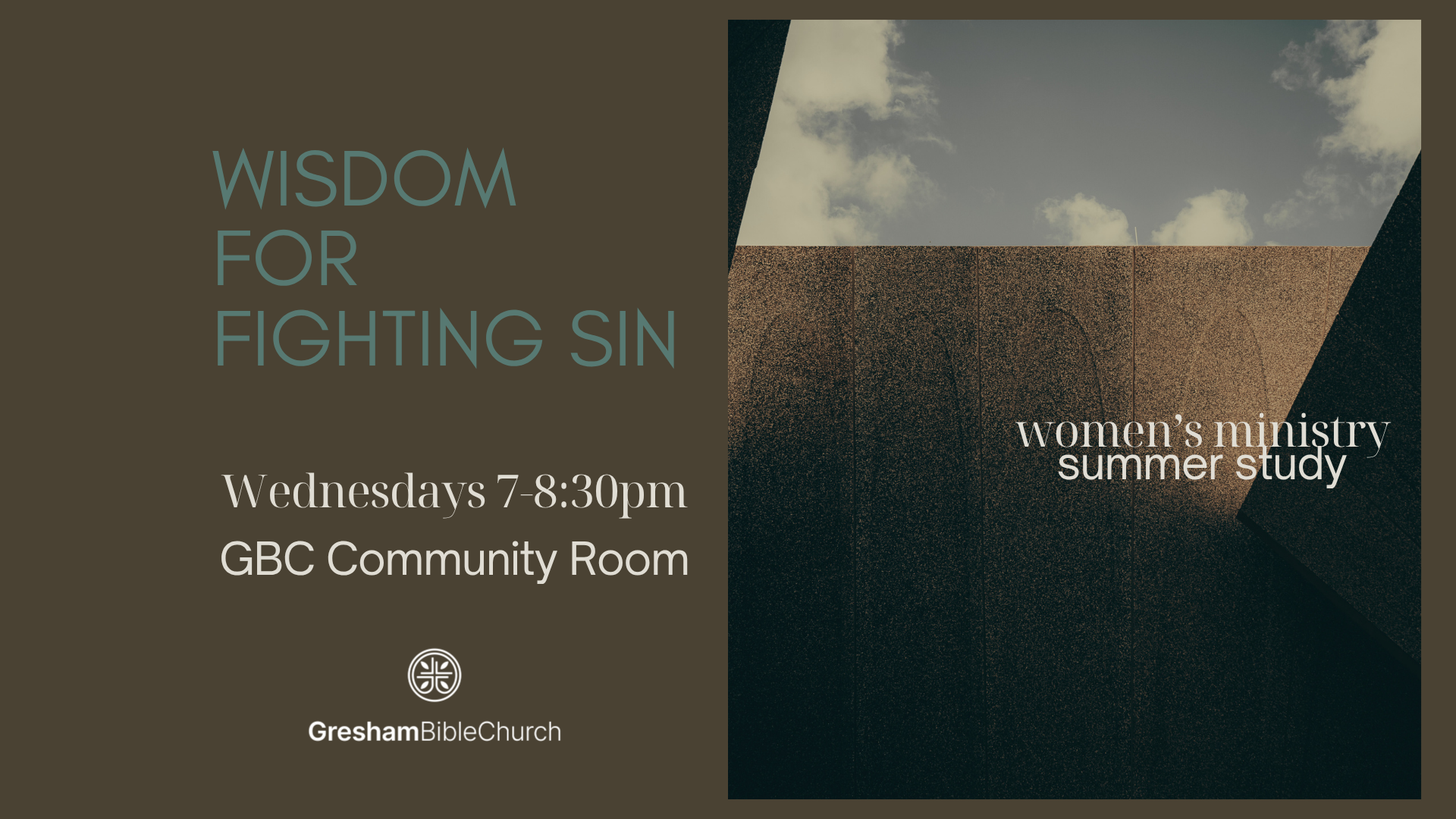 Wisdom for fighting sin