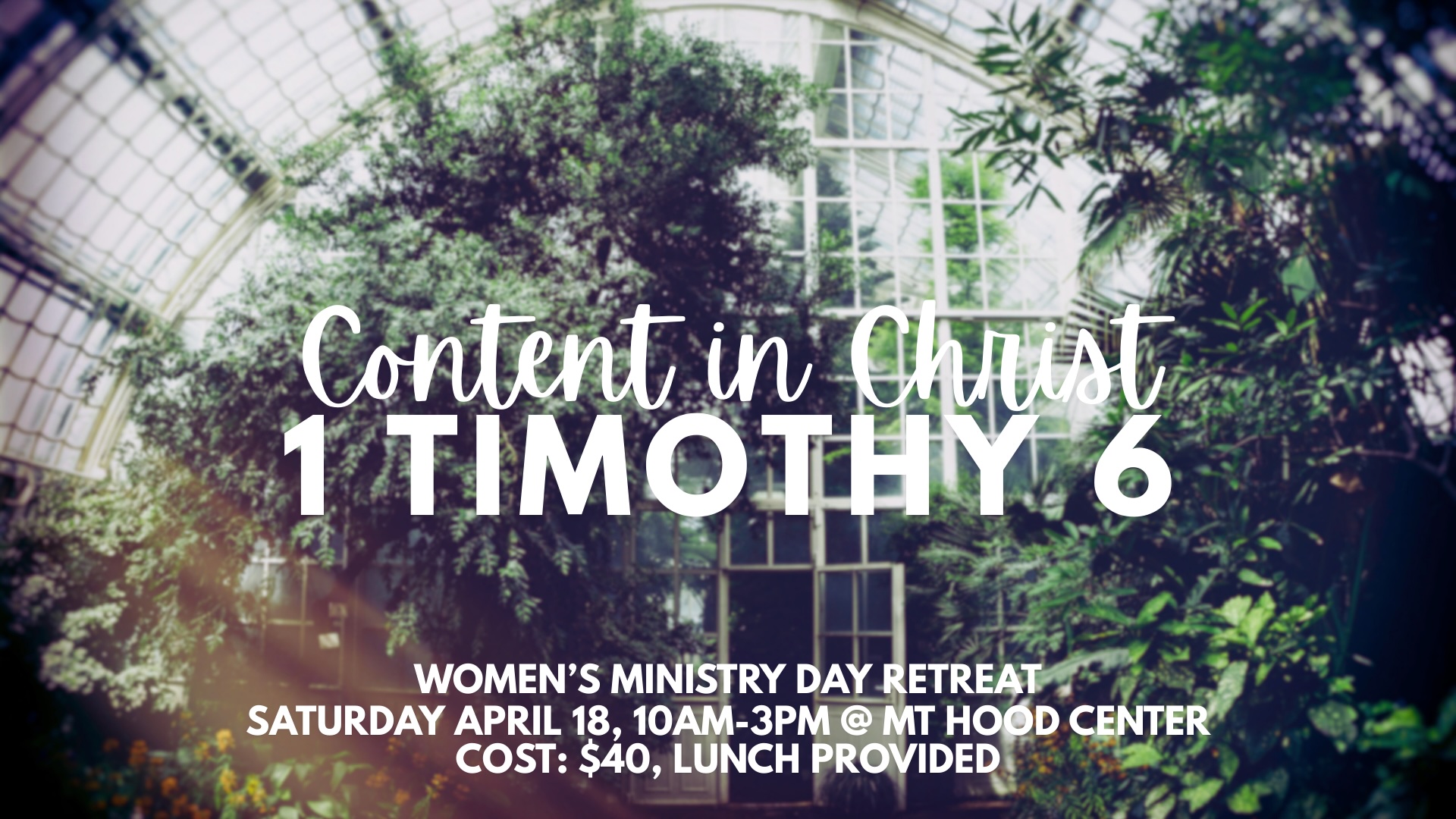 Women's Reatreat Presentation image