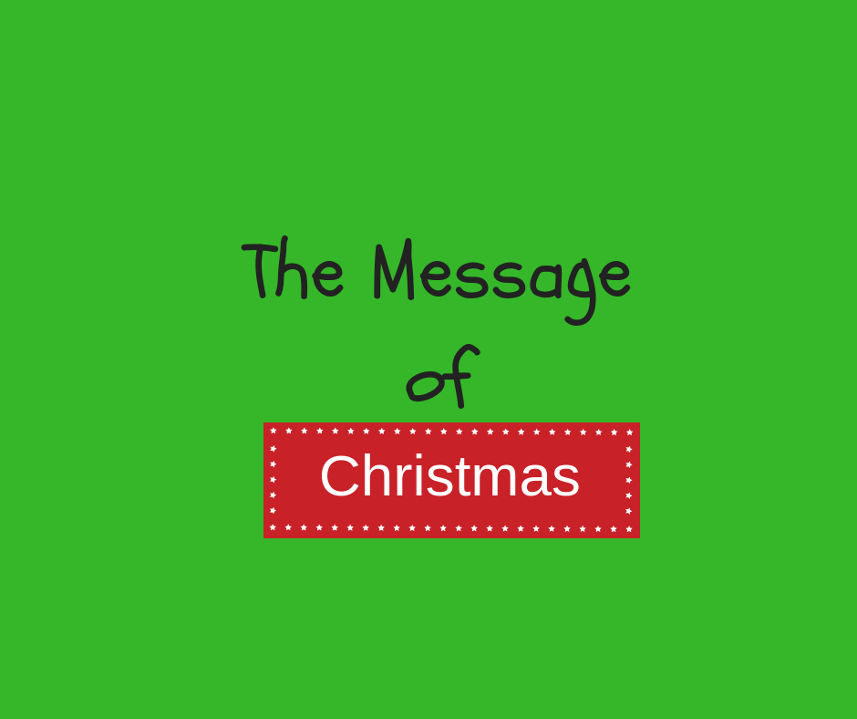 The Message of Christmas banner