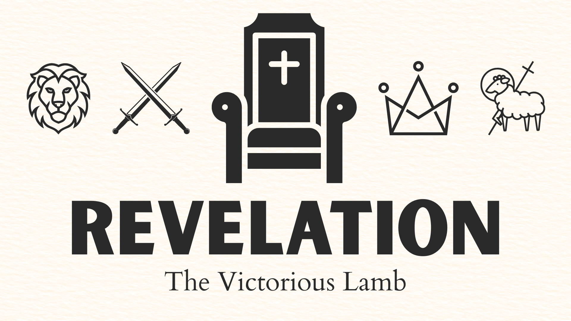 Revelation: The Victorious Lamb banner