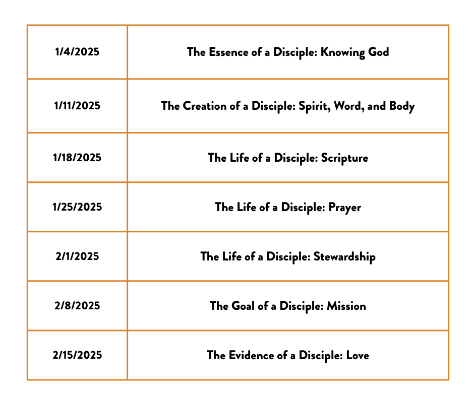 Discipleship series
