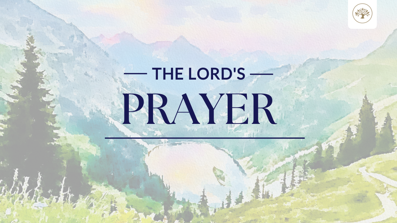 The Lord's Prayer banner
