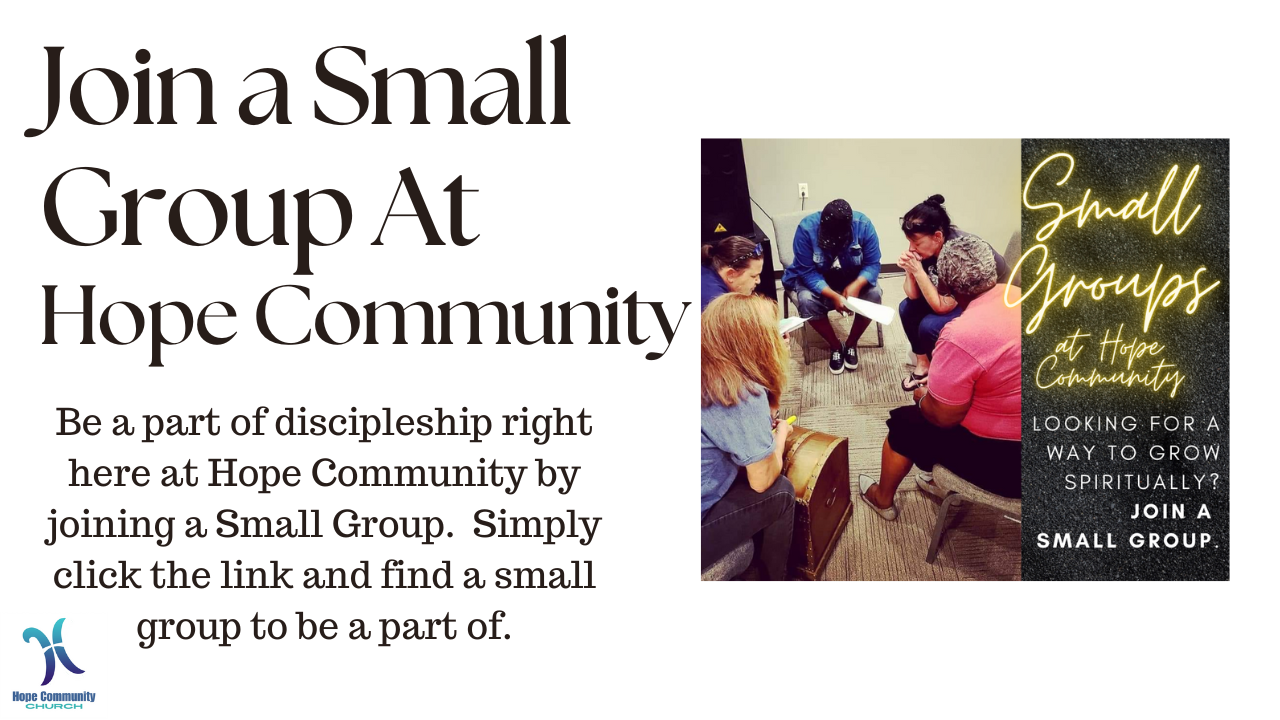 Small Groups at Hope Community