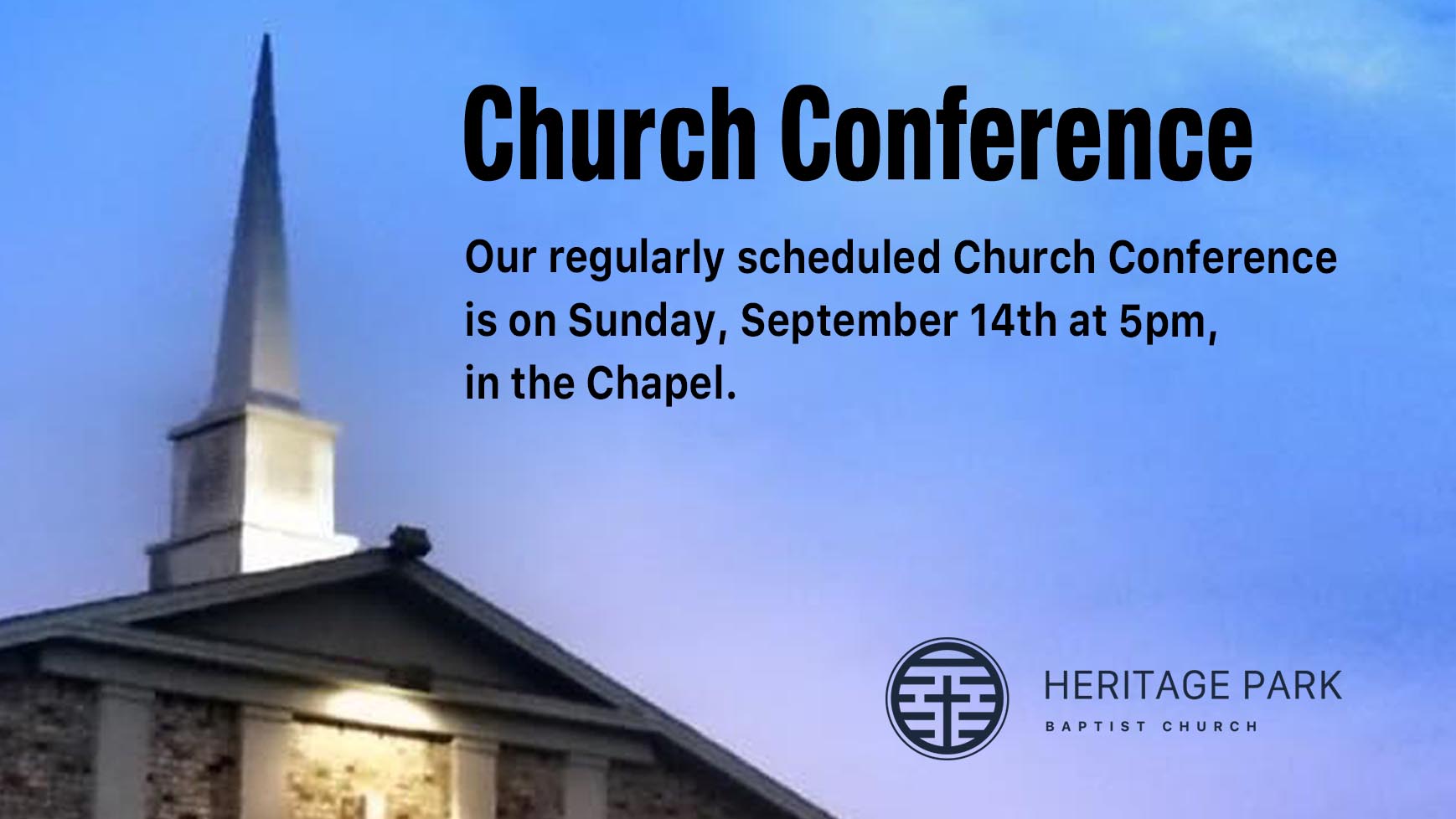 16x9 Church Conference 9:25 image