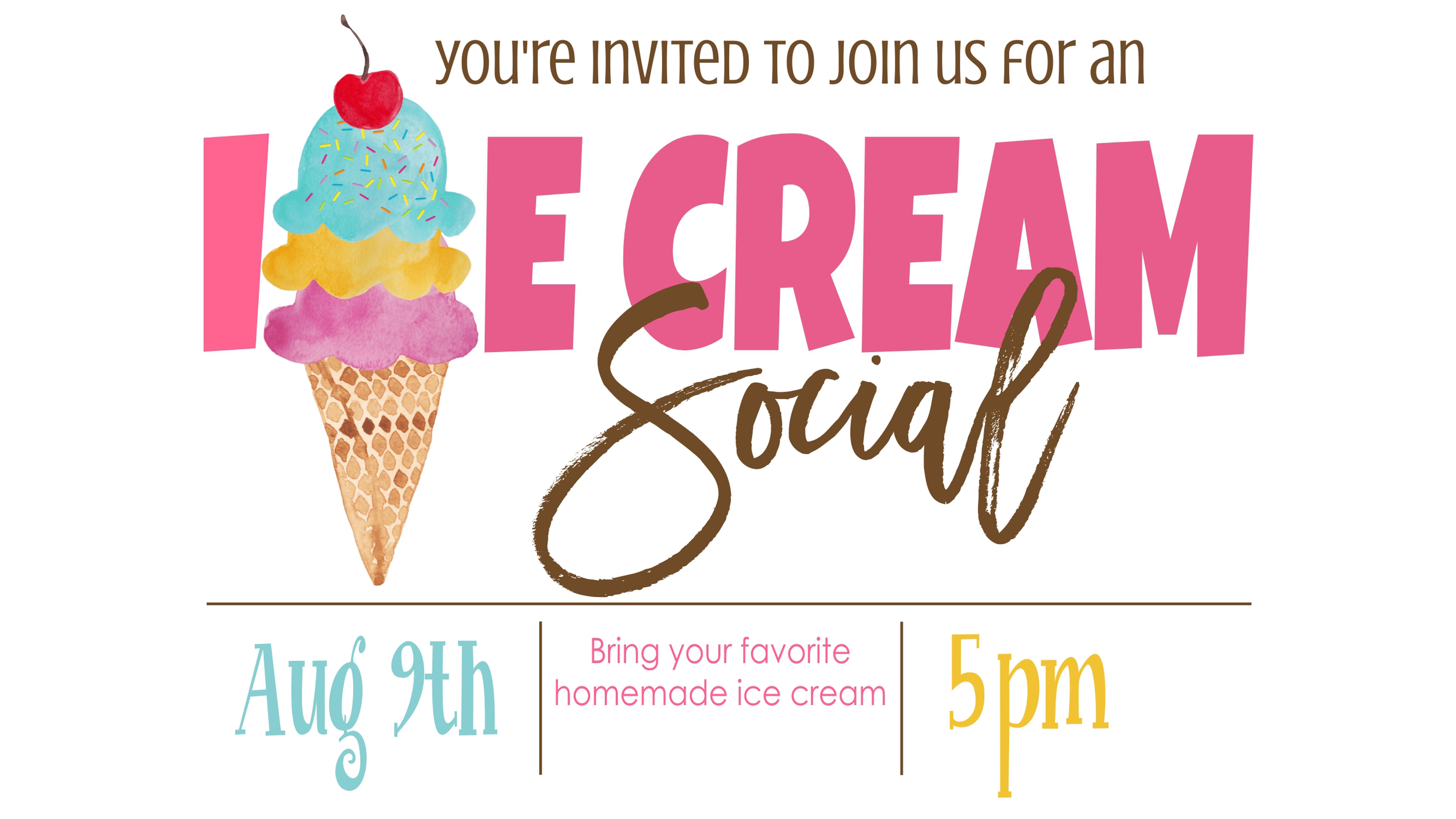 16x9 ice cream social copy image
